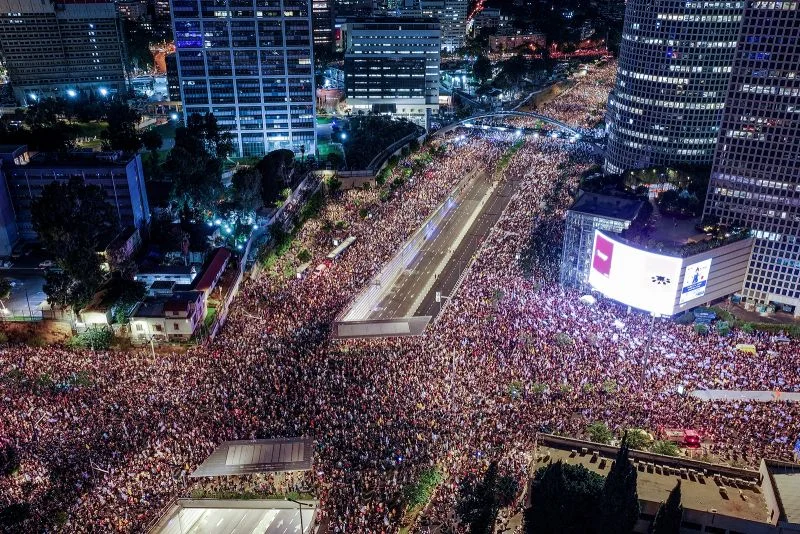 anti netanyahu protests