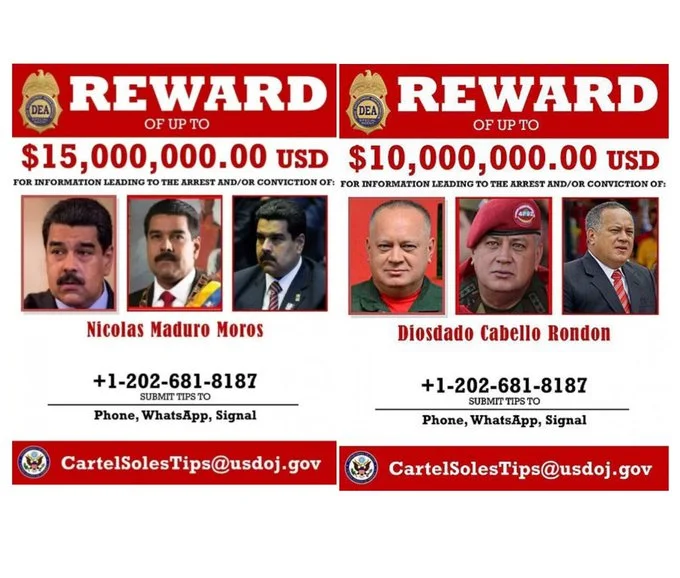 dea reward maduro