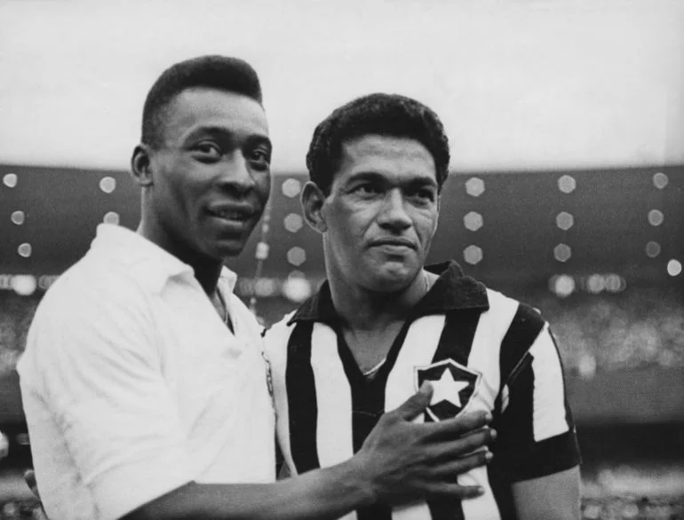 pele and garrincha