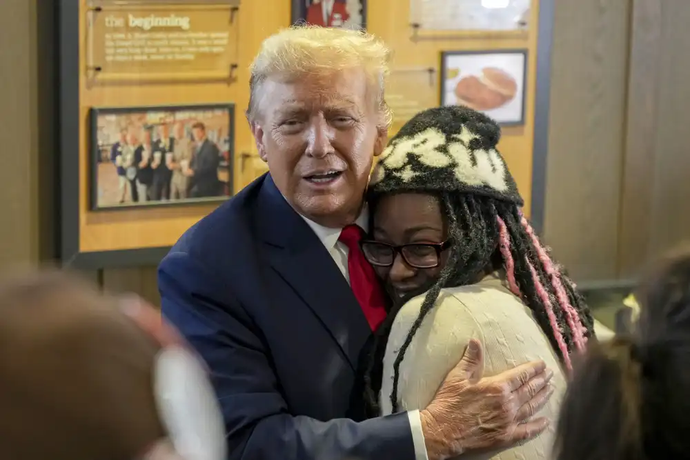 trump loves black women