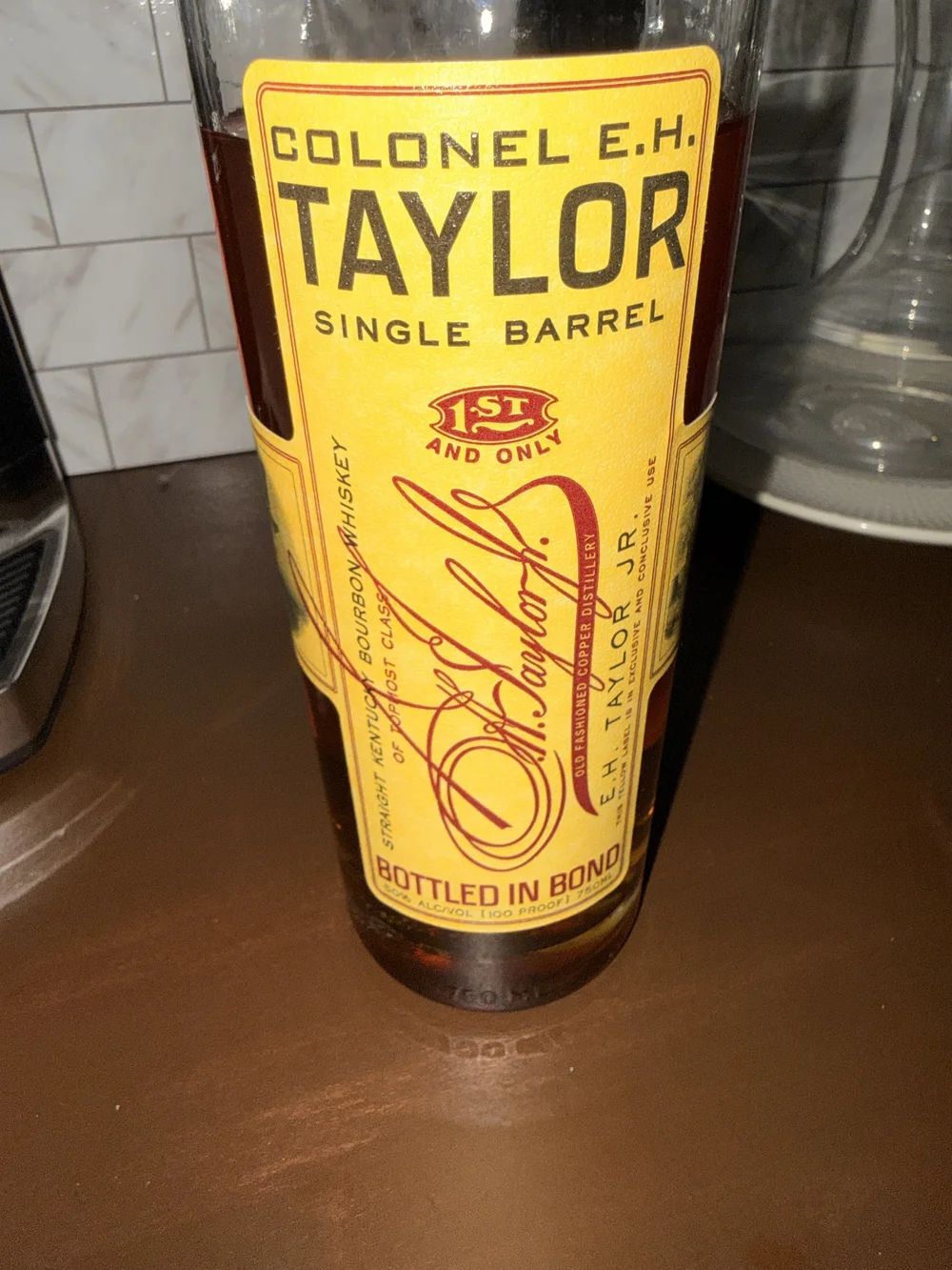 colonel eh taylor single barrel