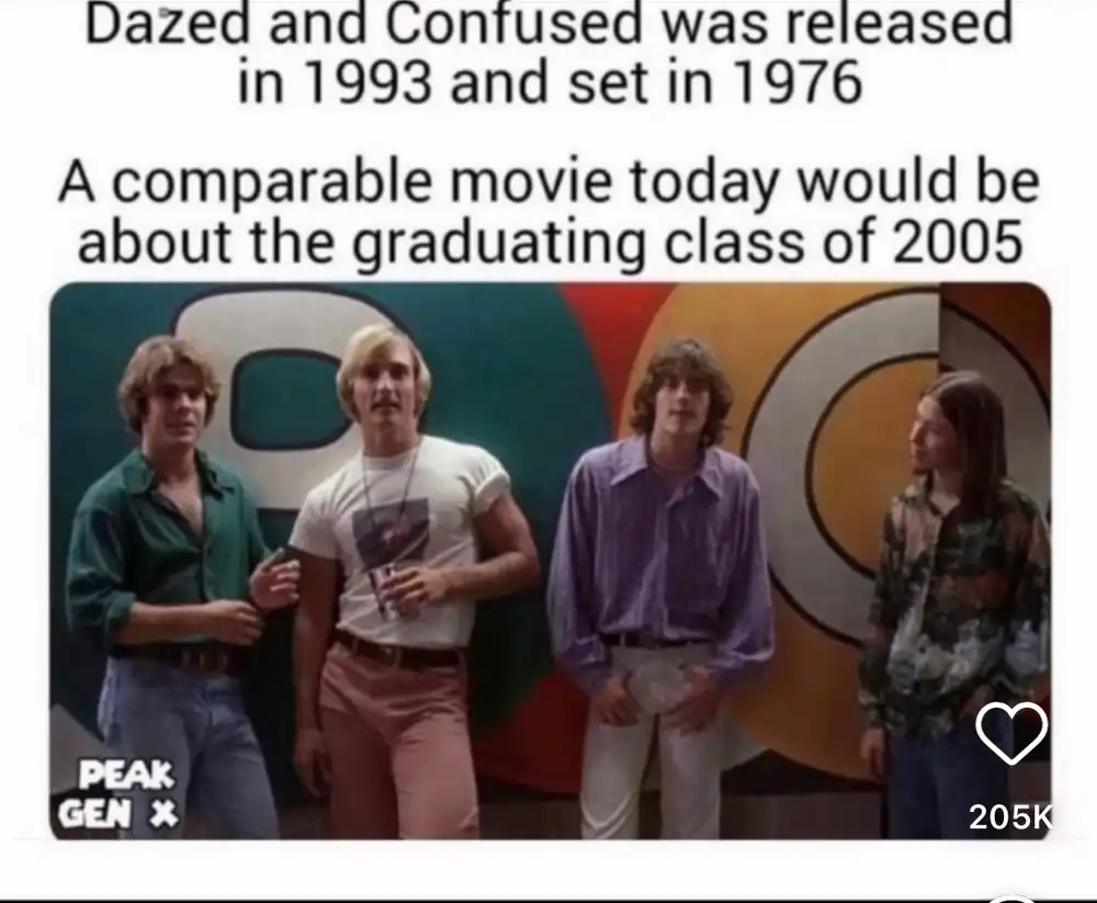 dazed and confused is now 2005