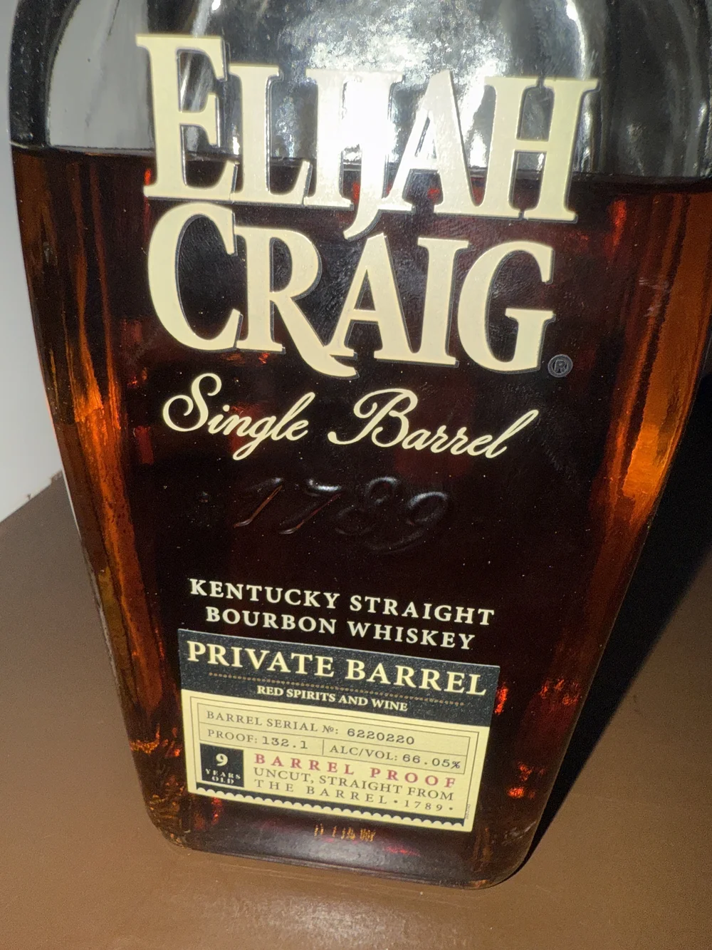 elijah craig single barrel