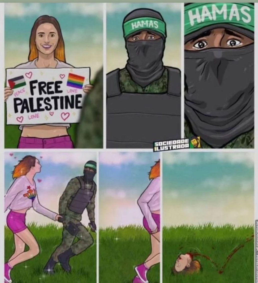 free palestine hippie