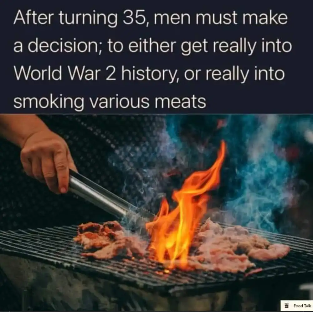 men after turning 35 history or meat