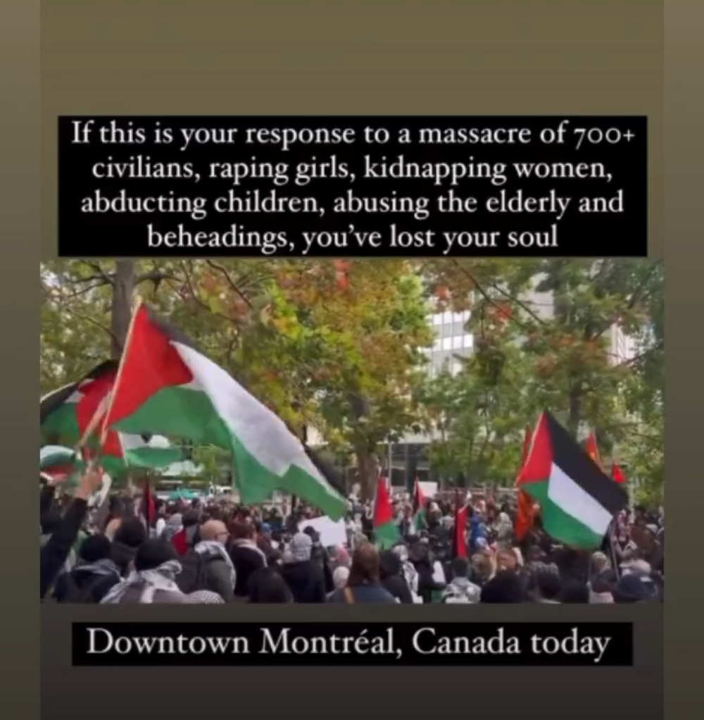 montreal israel protest