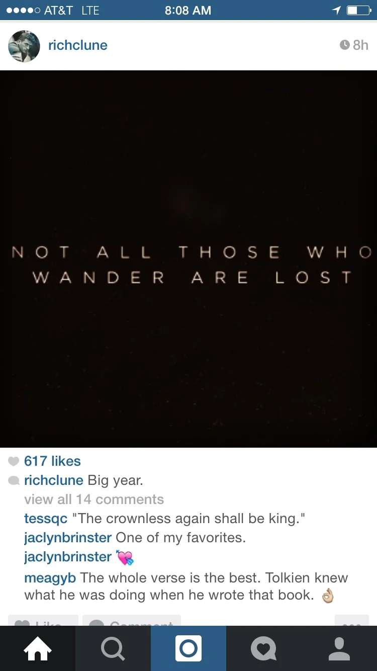 not all who wonder are lost