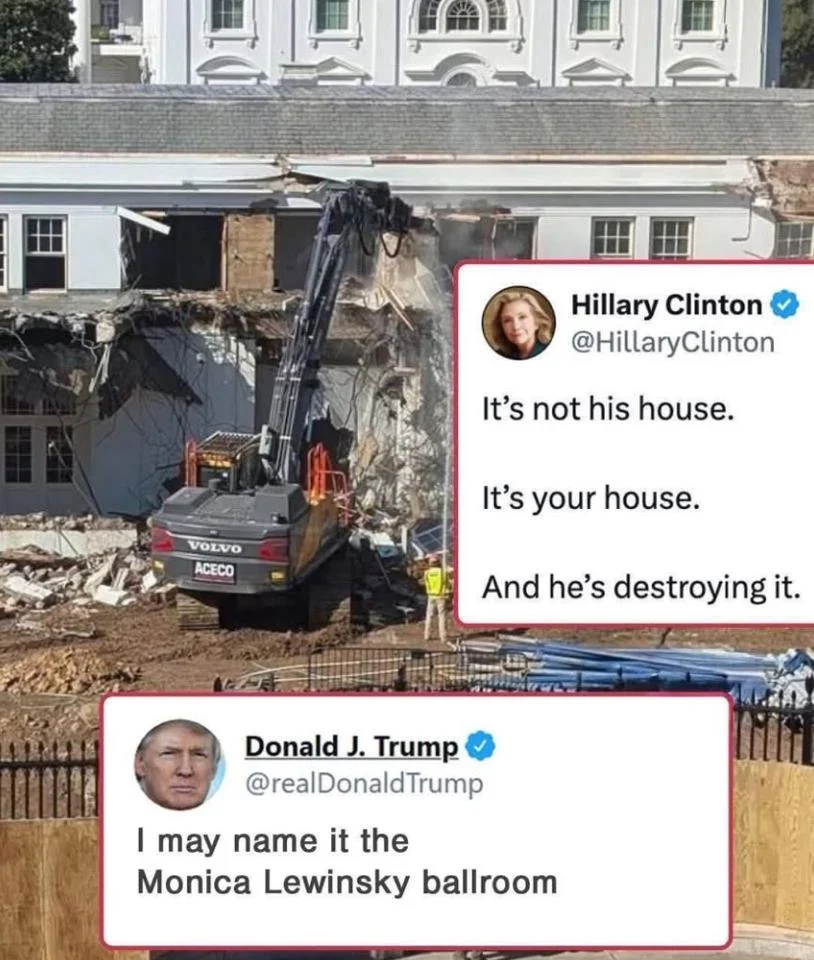 not his house