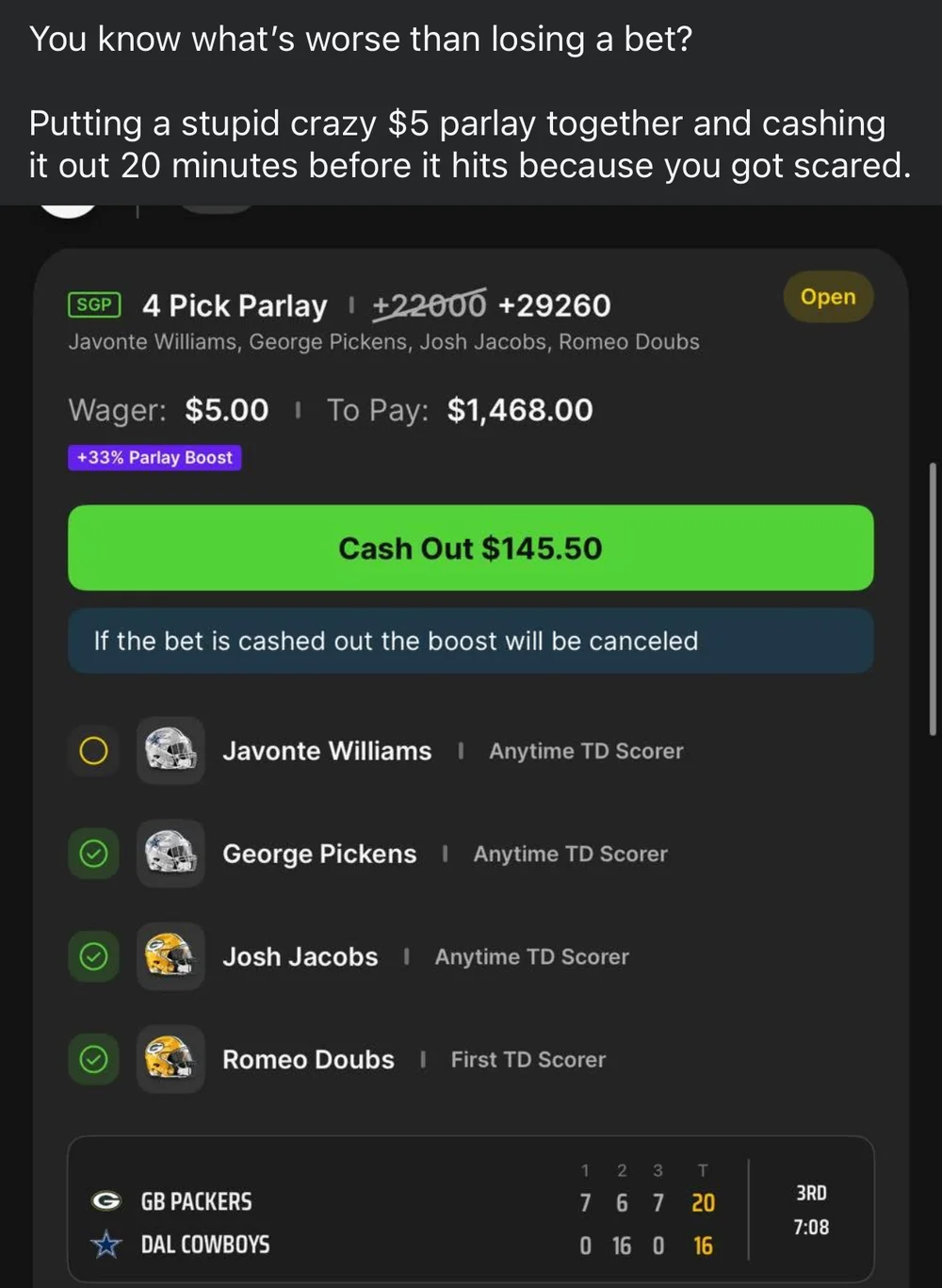 parlay cashout