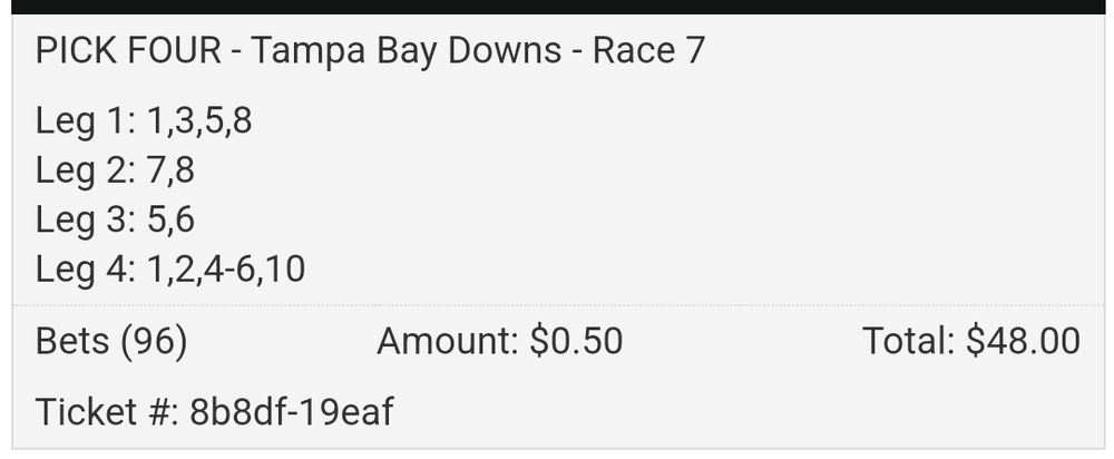 20240203 Tampa Bay Downs Race 7