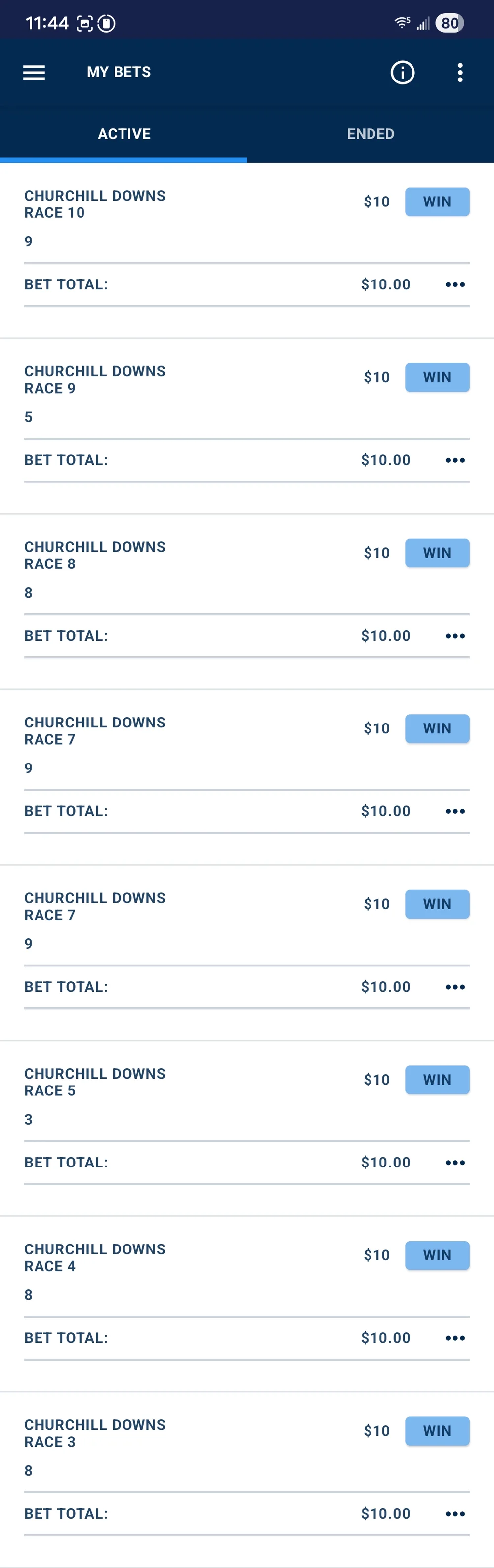 churchill downs on a wednesday