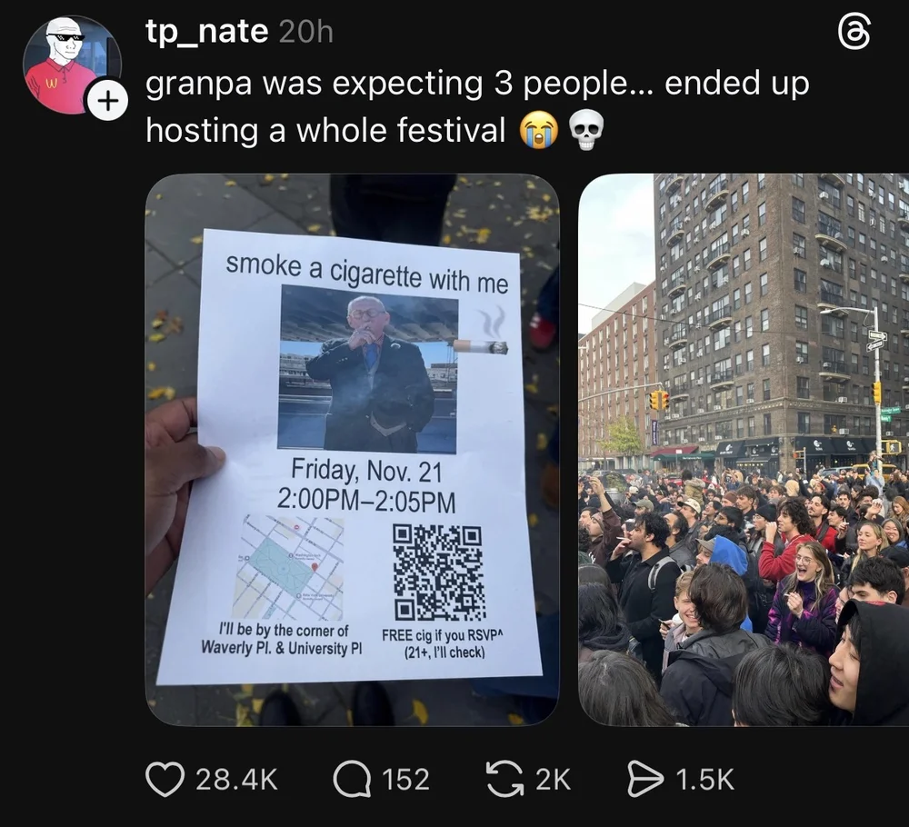 cigarettes come back in style