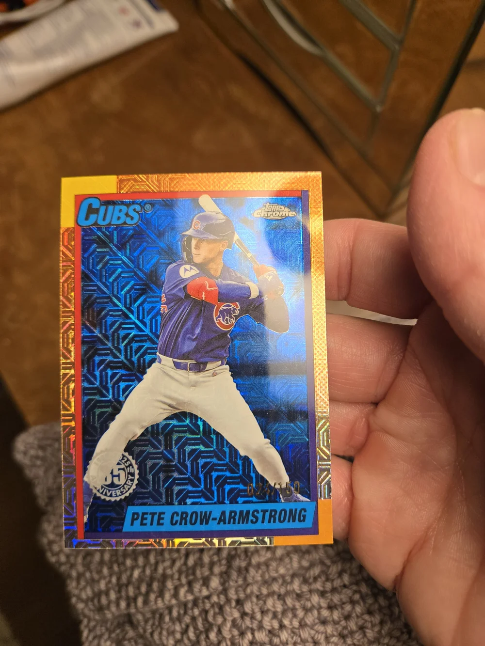 cubs pca card