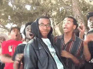 guys laughing