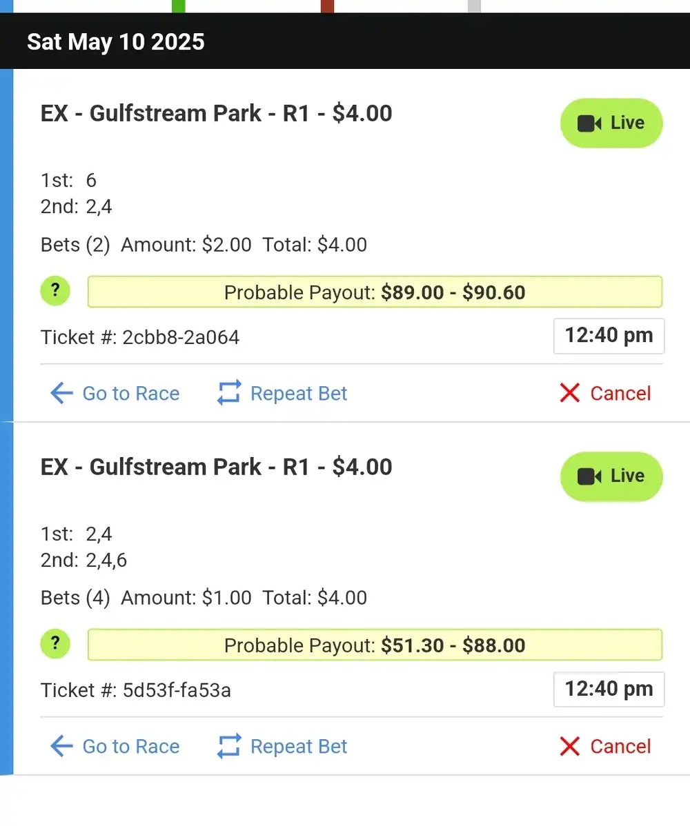 horse people at gulfstream picks