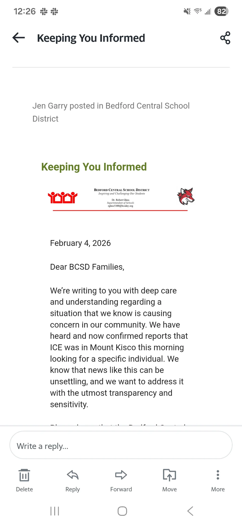 keeping you informed