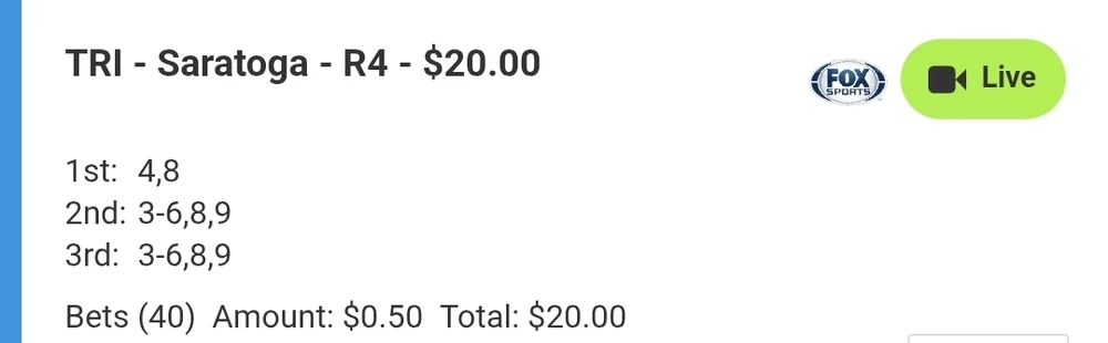 pk5 saratoga race4