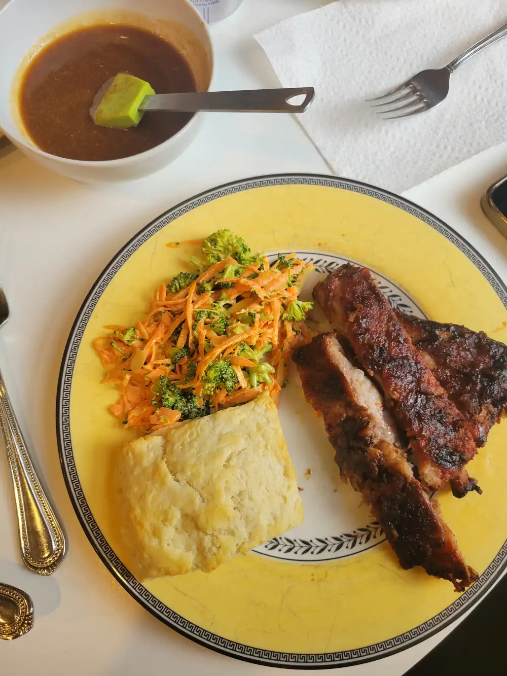 smoked pork spare ribs with soy pineapple glaze