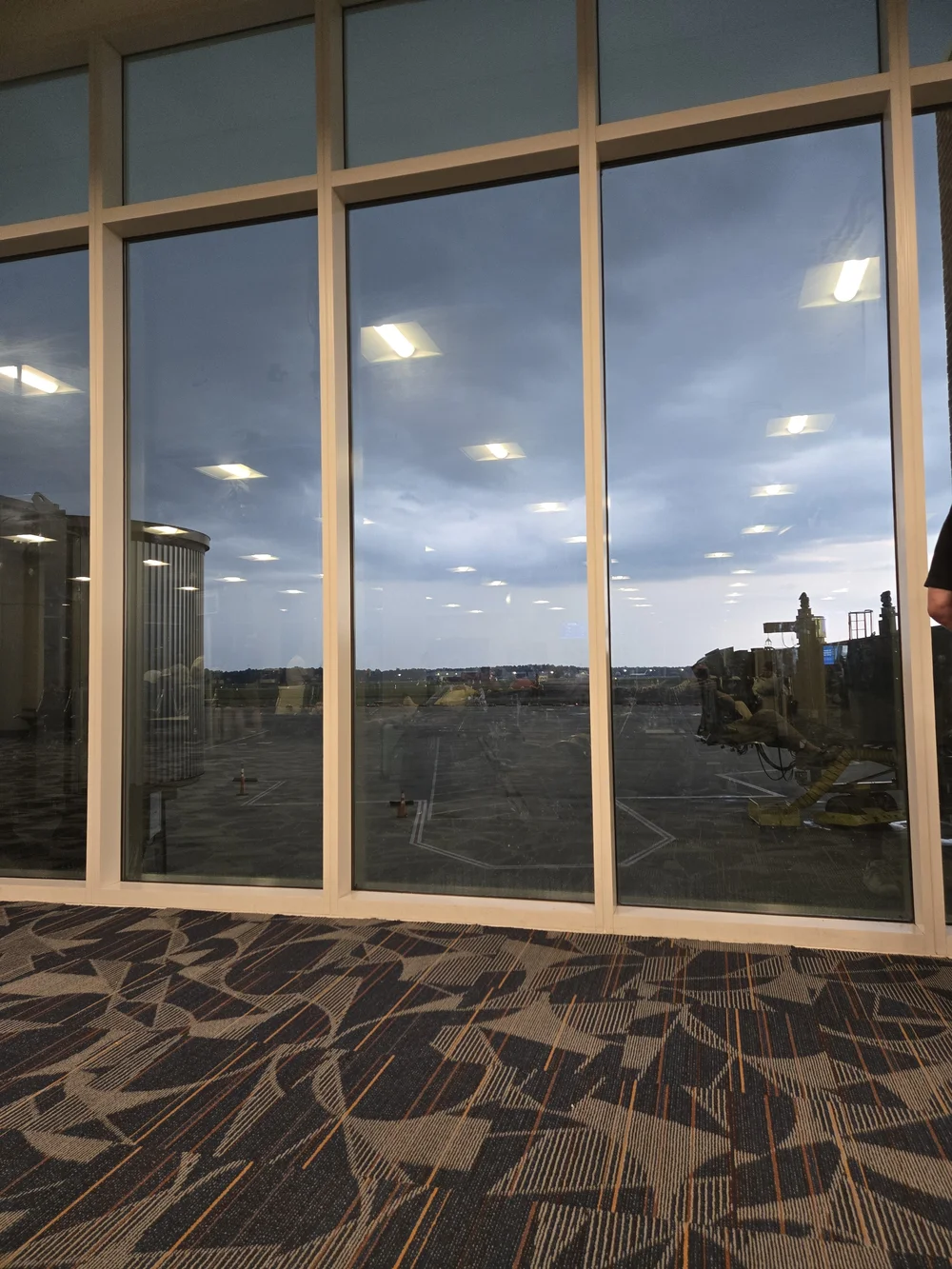 stuck at airport