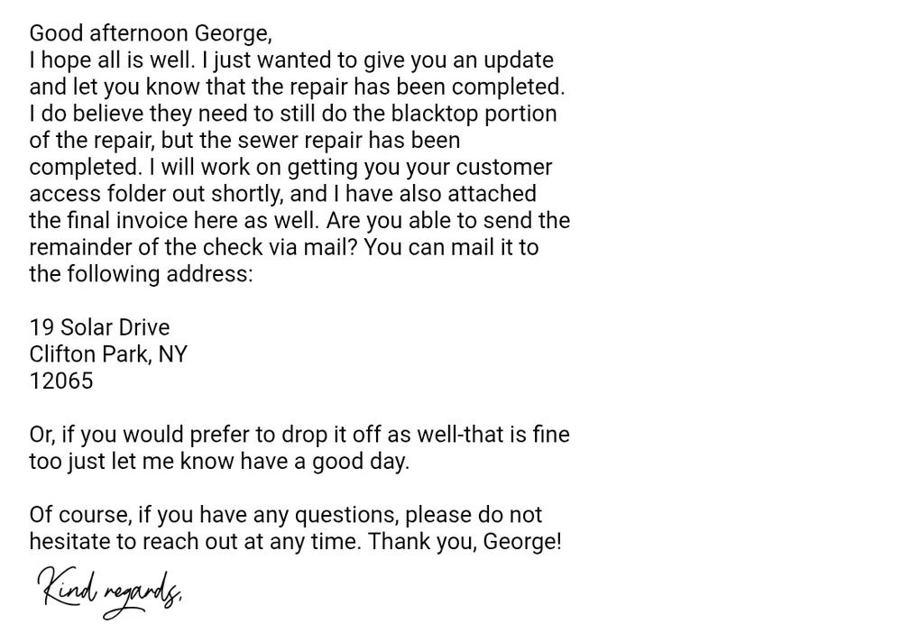 thank you george
