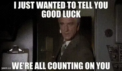 we are counting on you