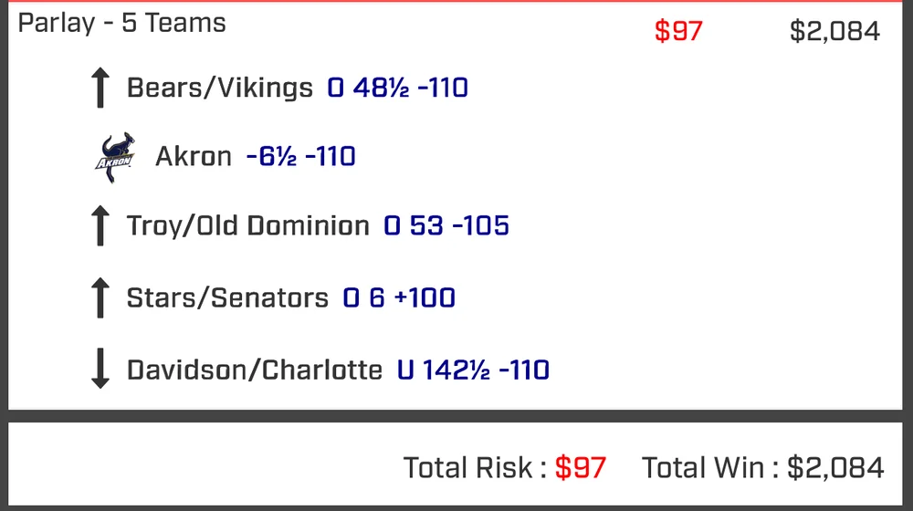 another parlay 5 teamer