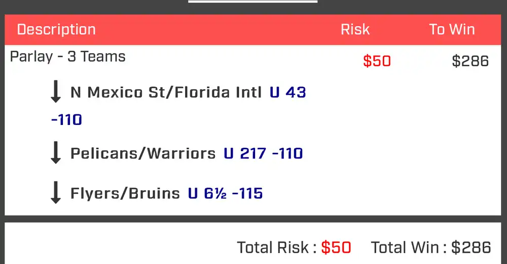 flyers bruins under 6 three teamer