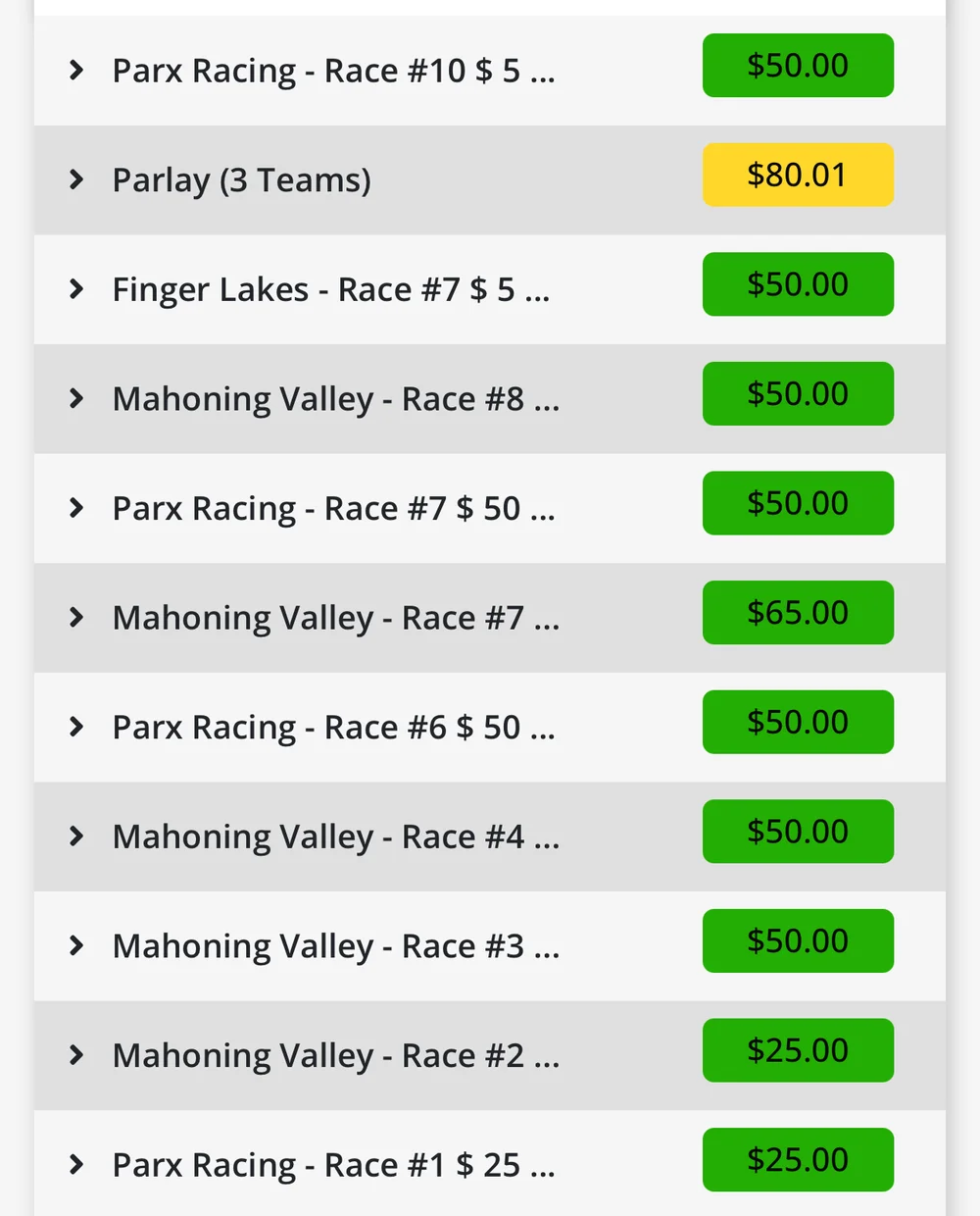 parlay fingerlakes