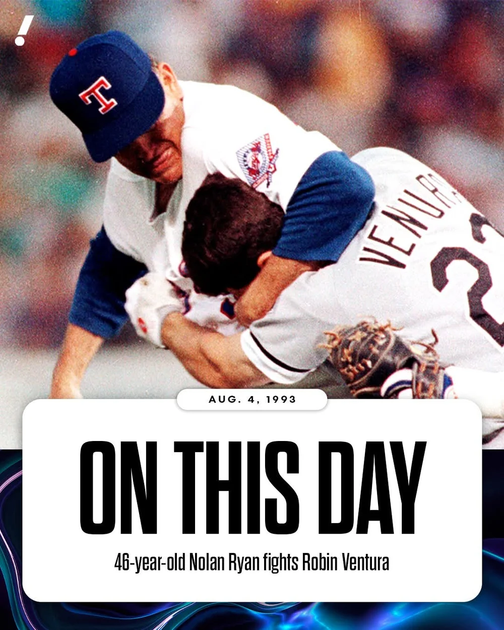46 year old nolan ryan fights robin ventura
