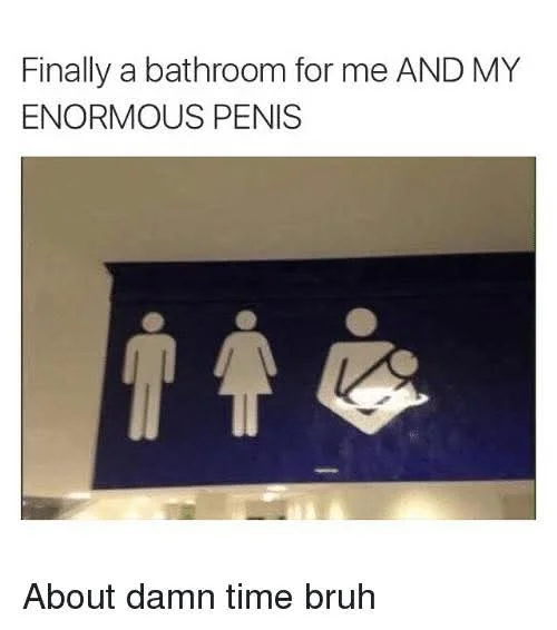 a bathroom for me