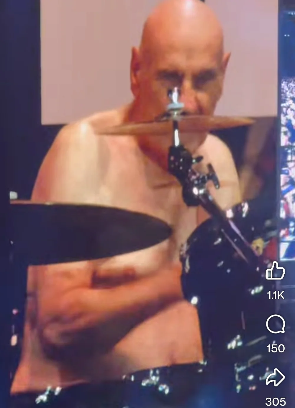 bill ward bald and shirtless