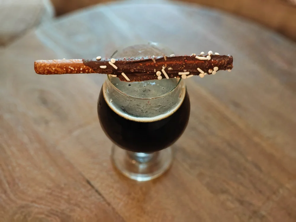 chocolate covered pretzel jingle java stout 