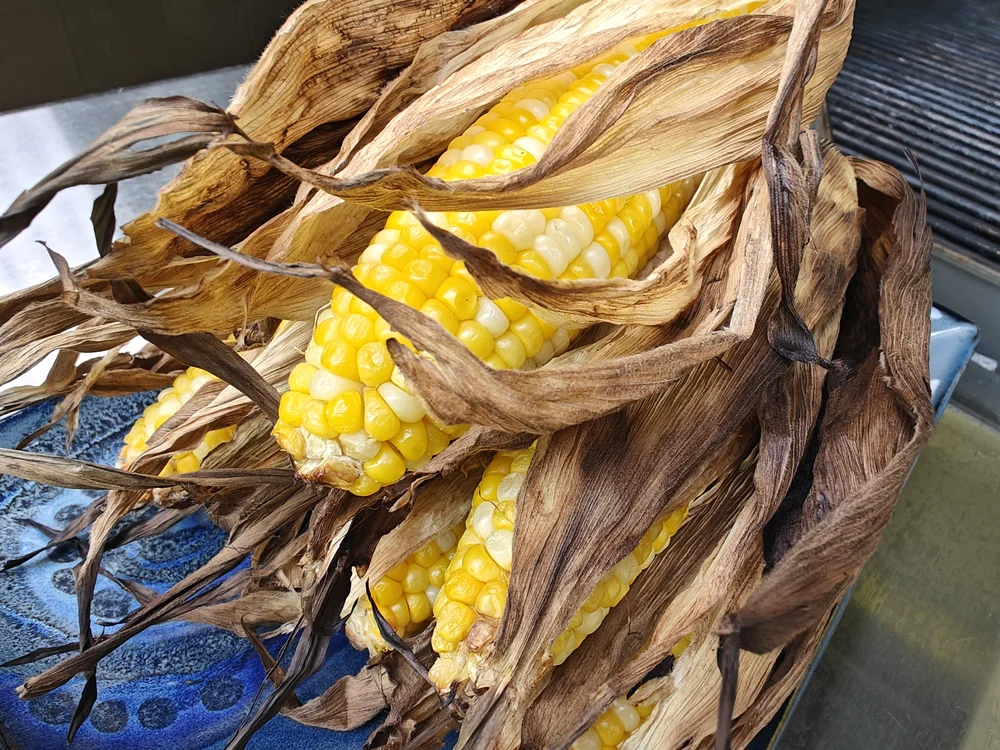 corn on the grill