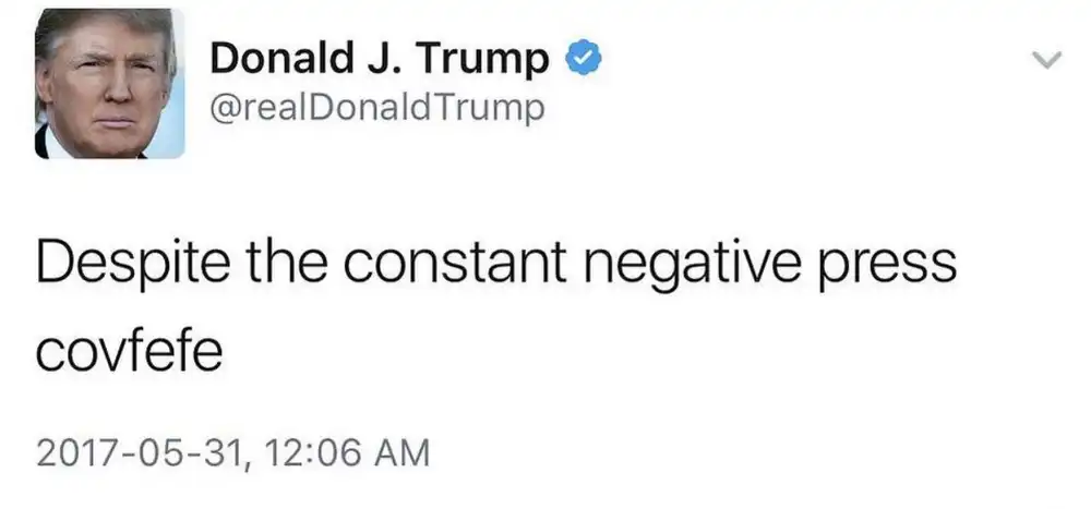 covfefe aniversary