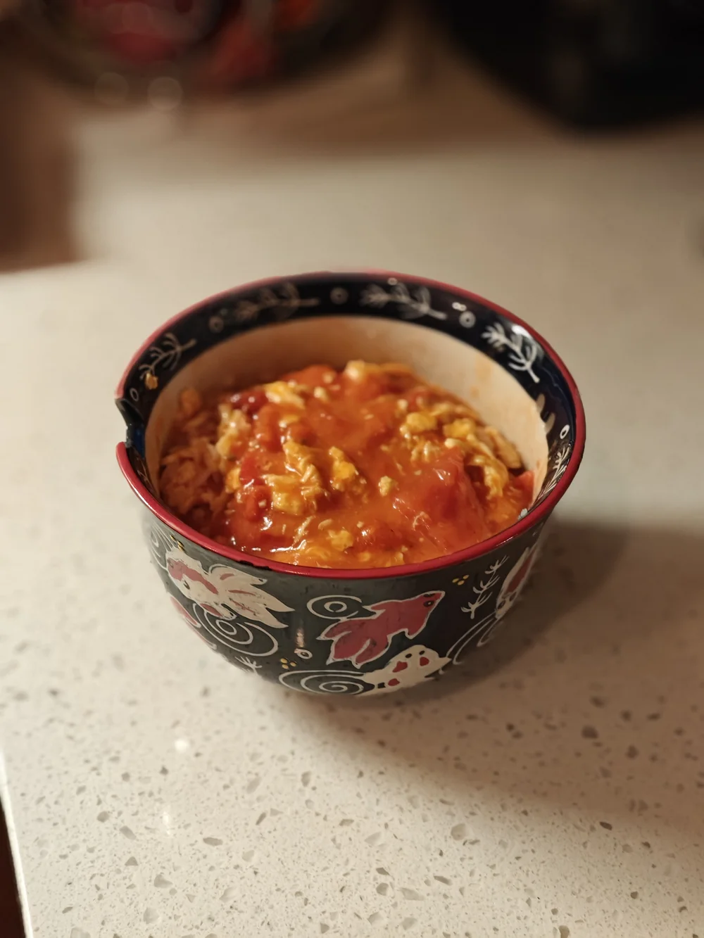 egg and tomato with rice
