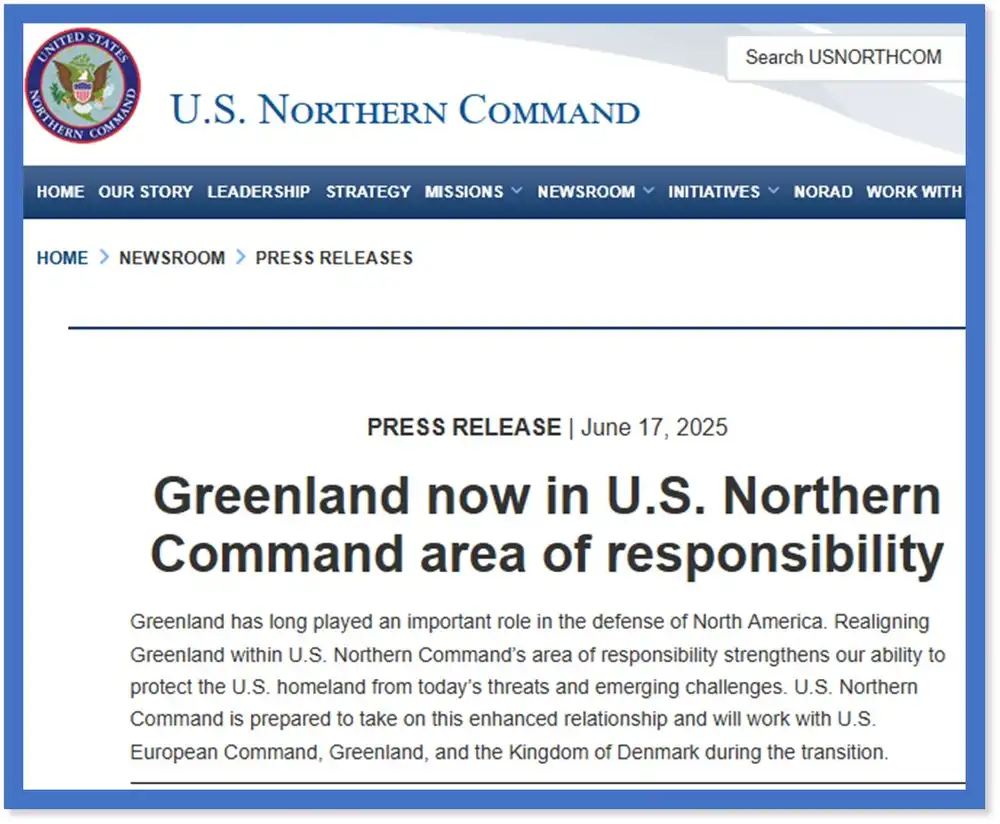 greenland northern command