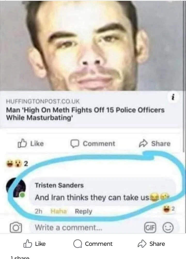 high on meth iran