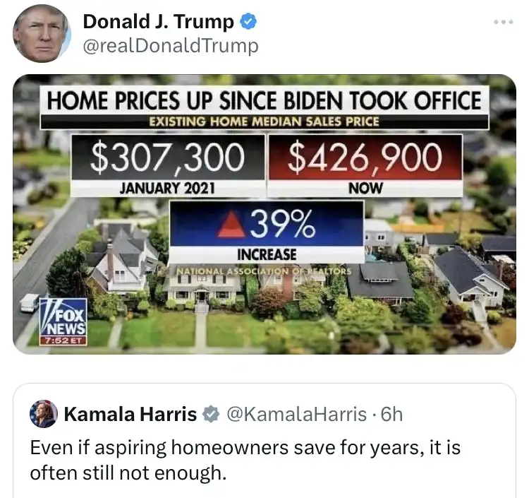 home prices of biden admin