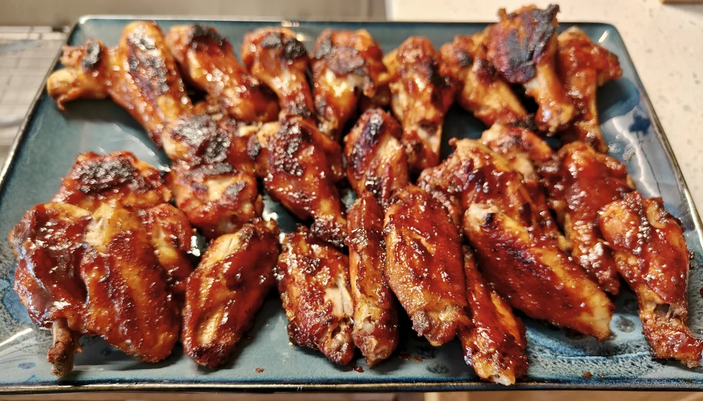 hot honey top row wings