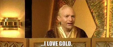i love gold