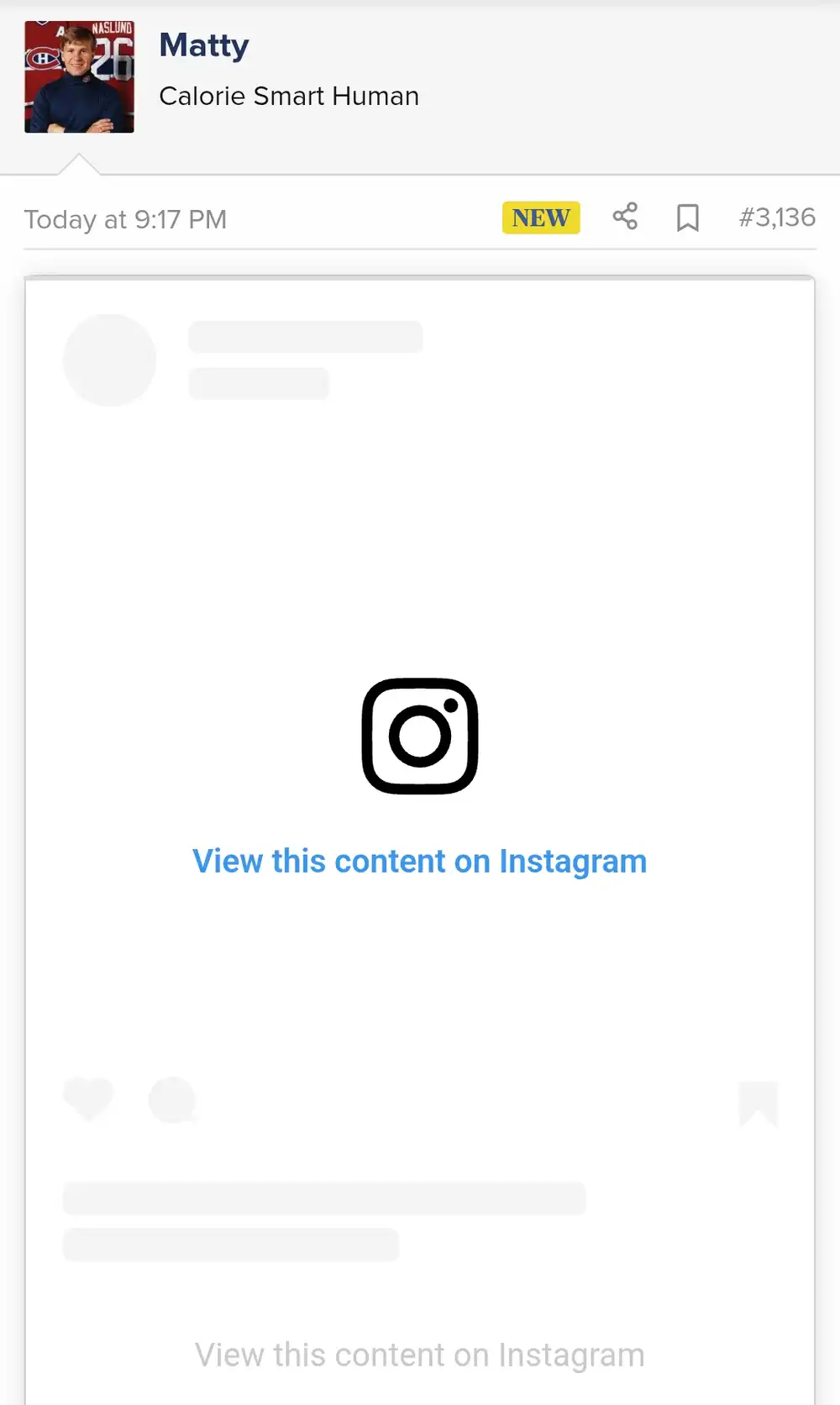 ig no content