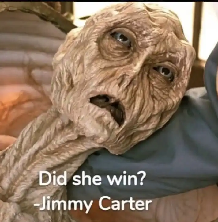 jimmy carter votes for kamala