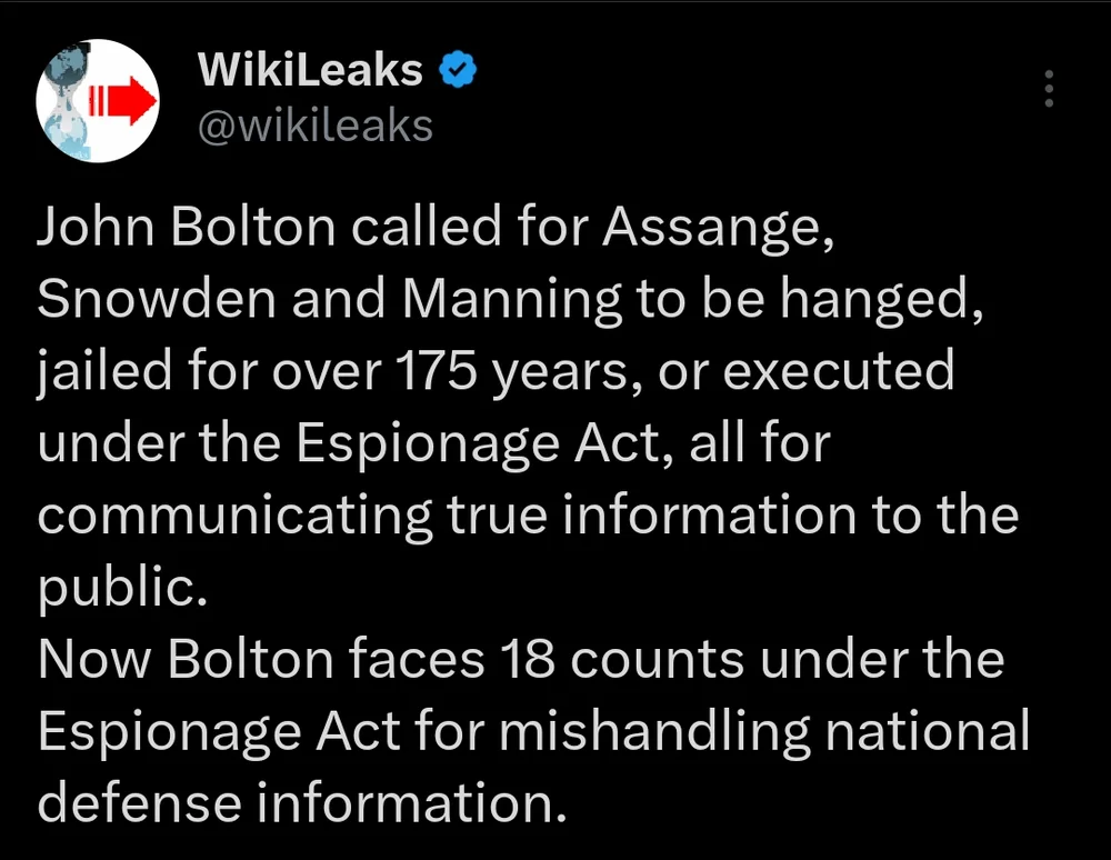john bolton assange