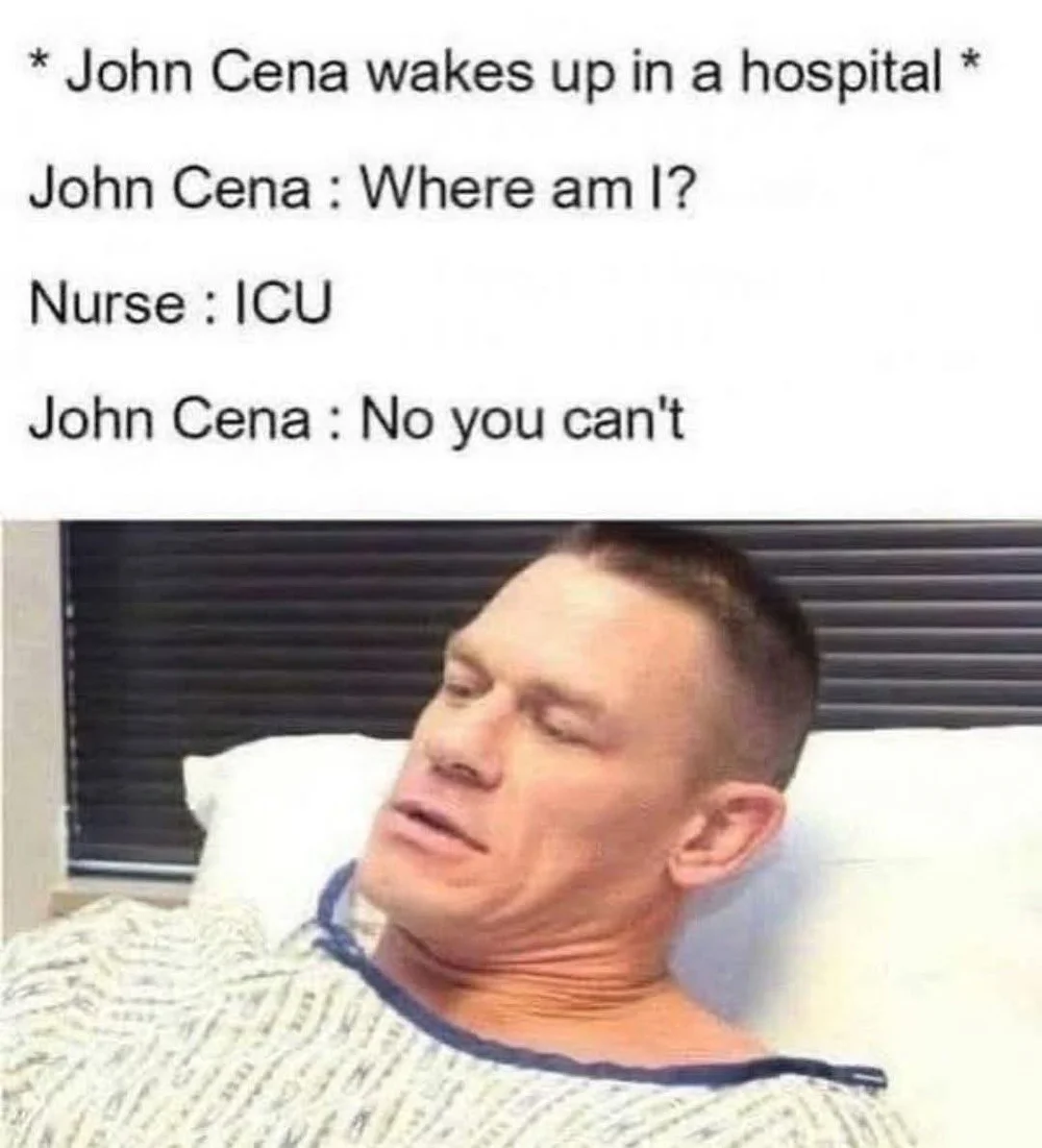 john cena in the icu