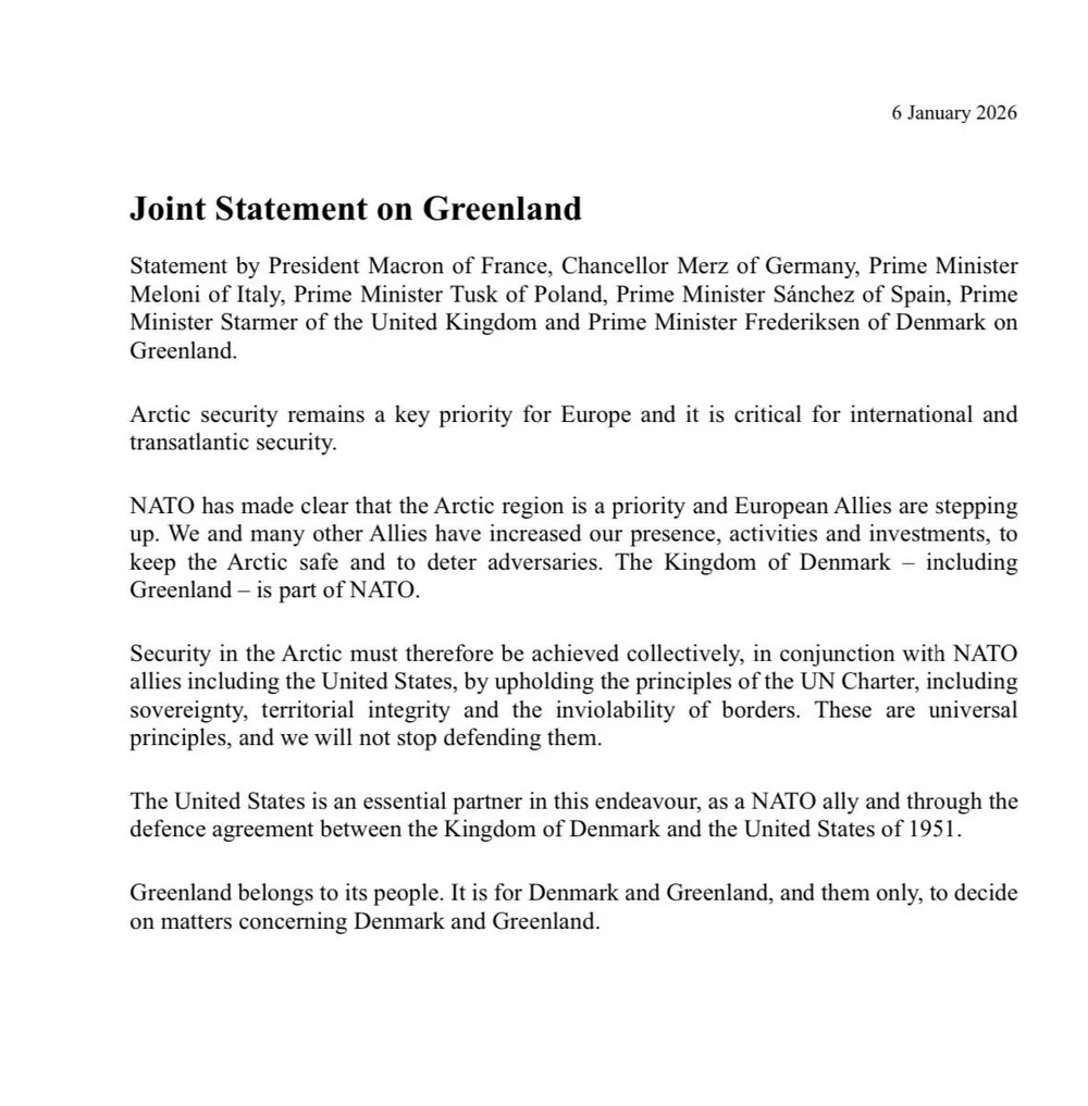 joint statement on greenland