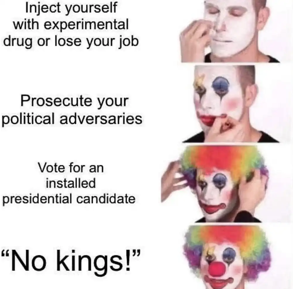 no kings clown