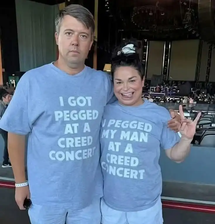 pegged at a creed concert