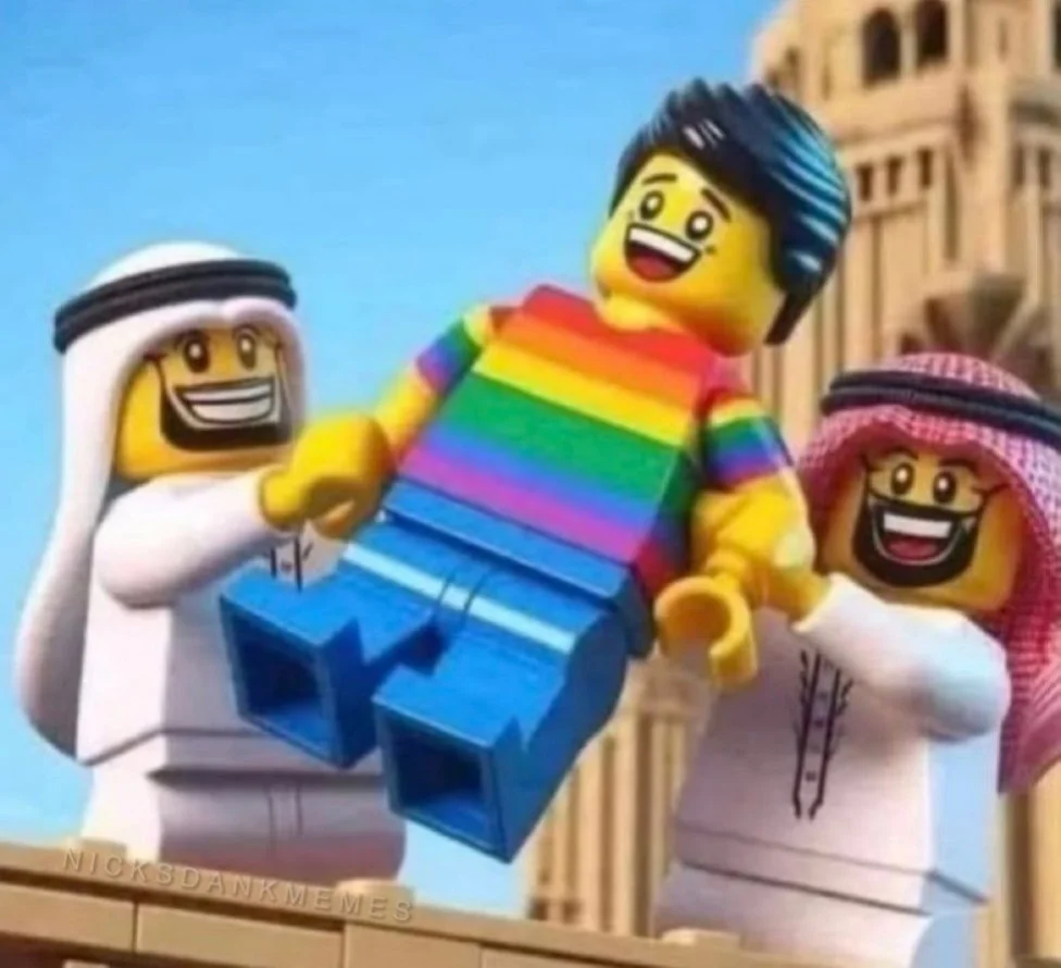 rainbow lego
