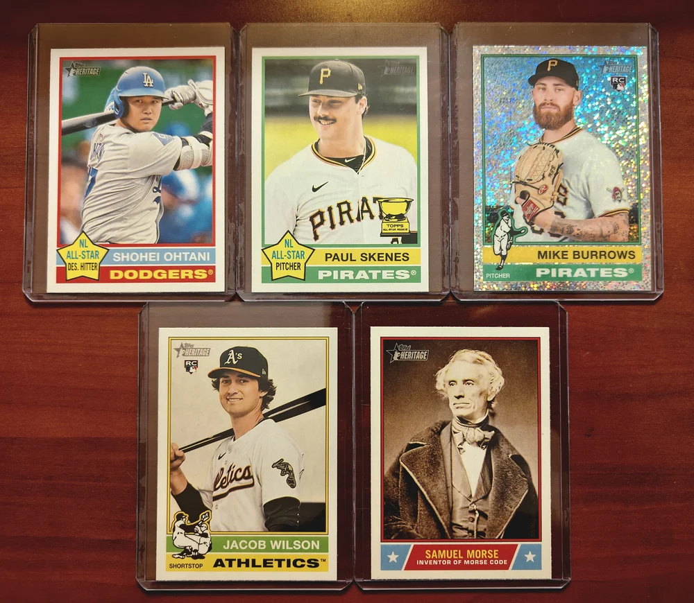 some 2025 heritage packs