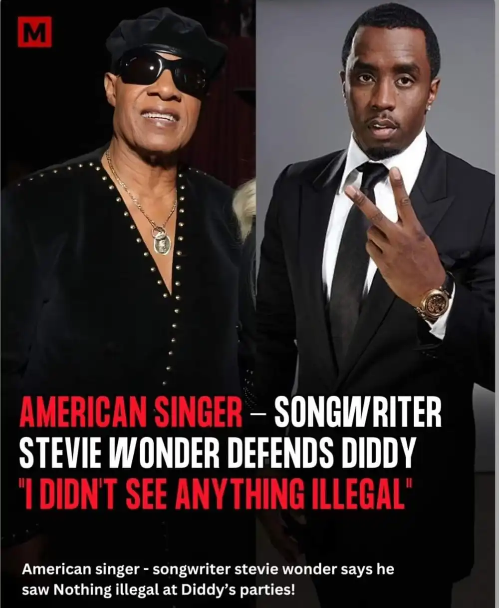 stevie wonder didnt see diddy